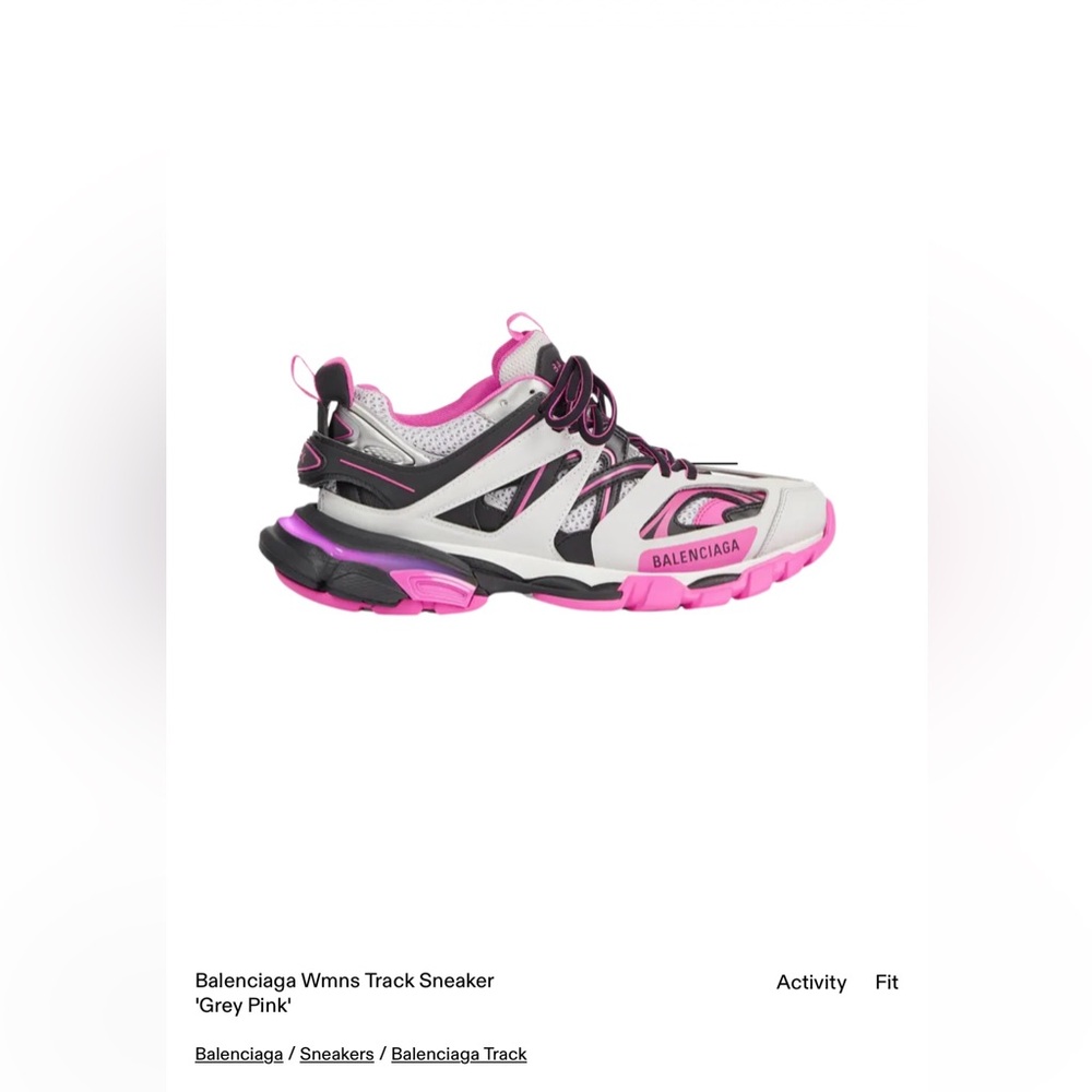 Balenciaga women’s track sneaker 39